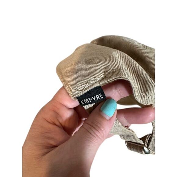 Empyre Beige Pink Flamingo Adjustable Baseball Hat Men - Picture 6 of 6